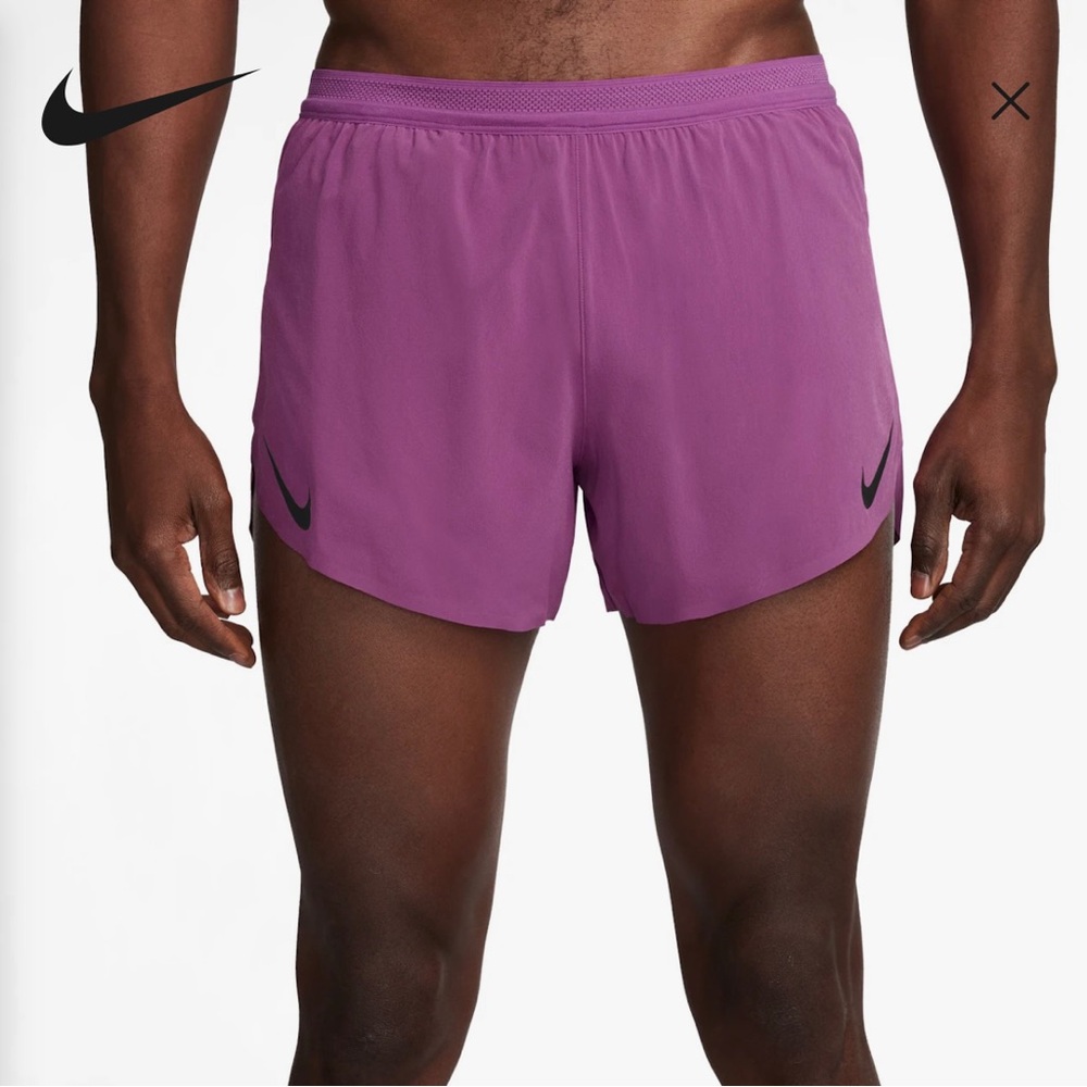 Nike AeroSwift Dri-FIT ADV 4" Brief-Lined Running Shorts Mens Medium FN3352-518